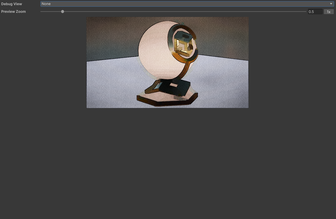 Figure 12, the preview in its empty state, showing a gray box with a centered explanatory message